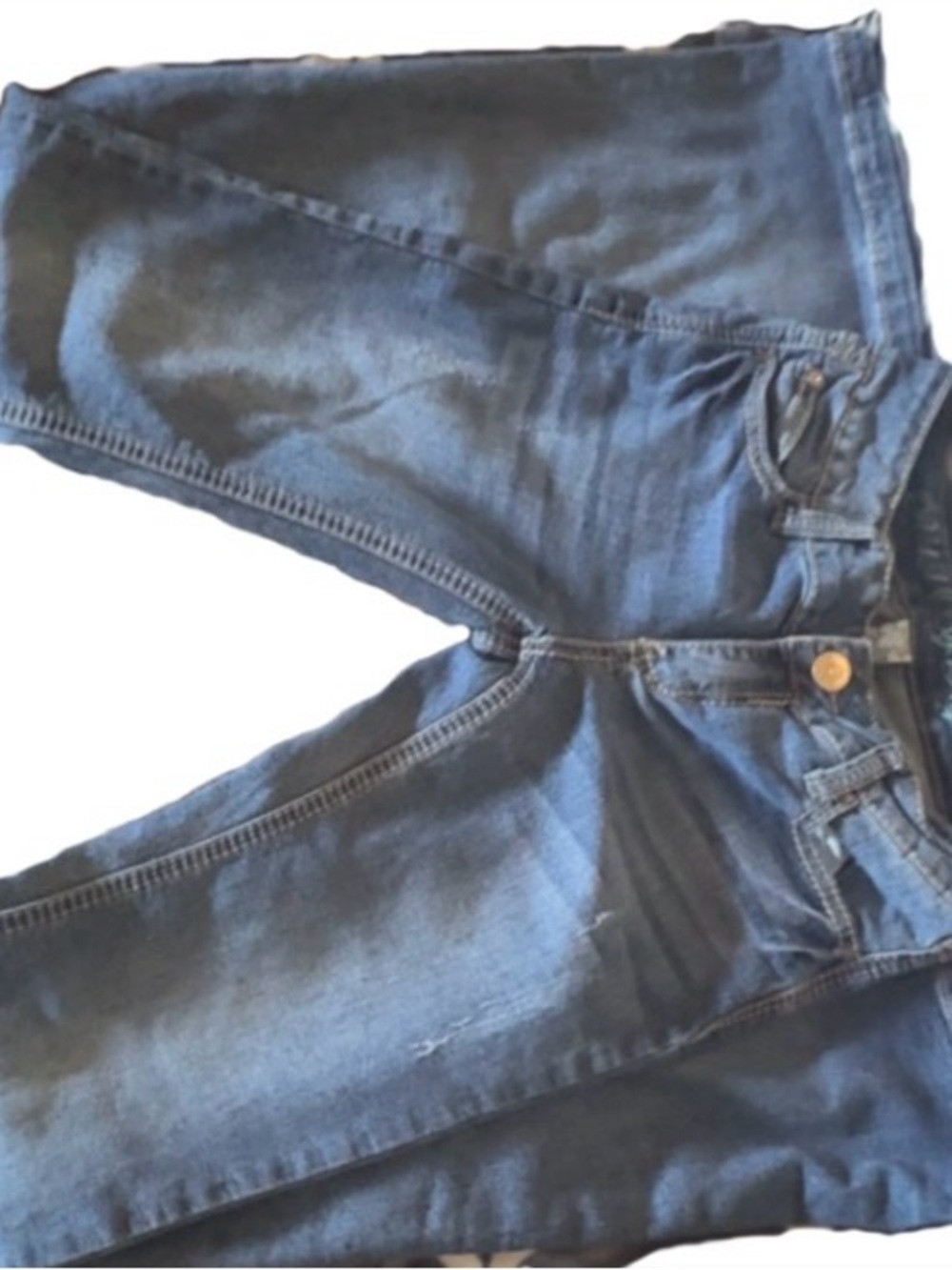 Aeropostale Women's Dark Blue Boyfriend Jeans